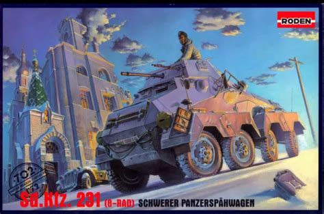 roden models  schwerer panzerspahwagen sdkfz   wheel armored car  picclick