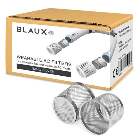 buy blaux nanosilver wearable fan filters  pack designed  blast