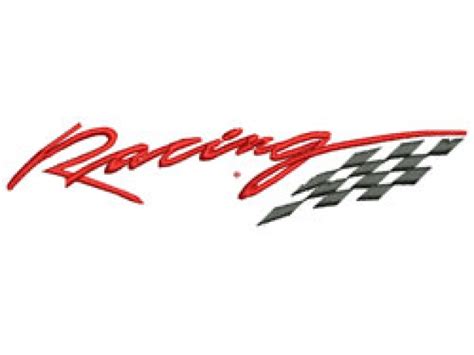 racing logo car logos   promenade shirts  embroidery