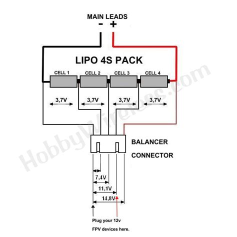 lipo battery wiring diagram diy parallel charger  balance board getfpv learn