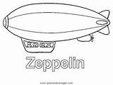 Zeppelin Malvorlage Flugzeuge Transportmittel Malvorlagen sketch template