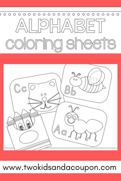 printable alphabet coloring pages  kids