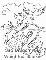 Sea Dragon Coloring Pages Dragons Getcolorings Getdrawings sketch template