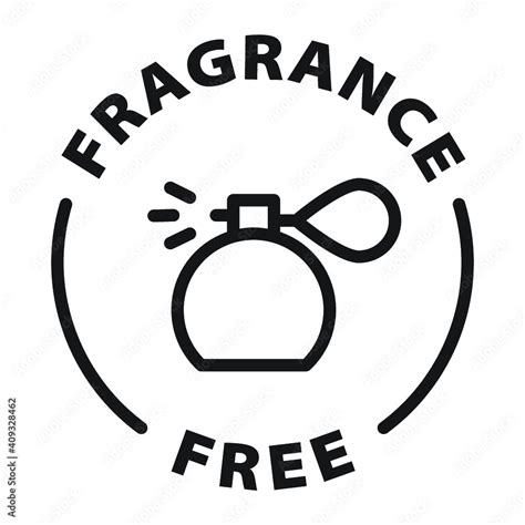 fragrance  black  white outline badge icon stock vector adobe