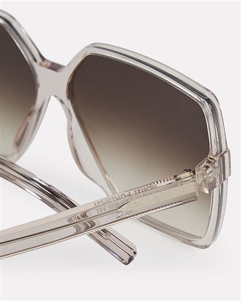 saint laurent betty oversized square sunglasses intermix®