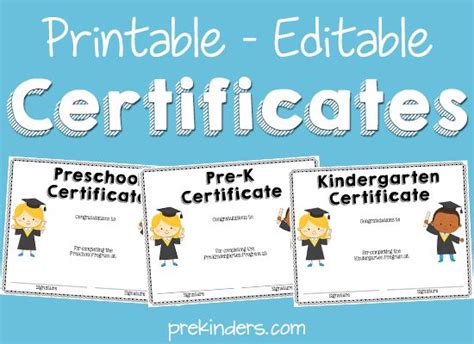 pre  certificates  printables freeprintable