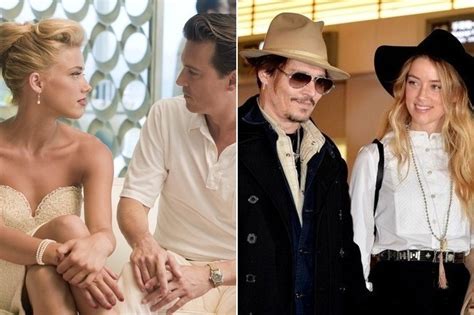 johnny depp and amber heard movie couples who dated or got married in real life zimbio