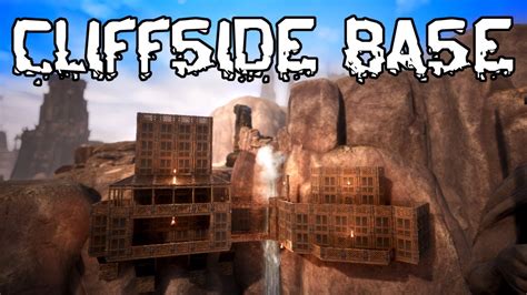 conan exiles cliffside base build guide debaucheries  derketo dlc youtube