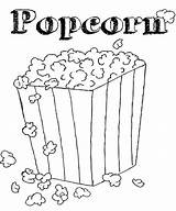 Popcorn Coloring Pages Kids Printable Snack Clipart Food Healthiest Lovers Flavors Print Color Coming Many Coloringpagesfortoddlers Healthy Library Choose Board sketch template