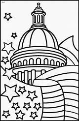 Coloring Pages Dc Washington Popular sketch template