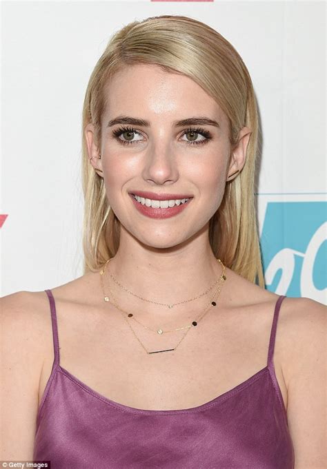emma roberts with cream queens co star lea michele at comic con party