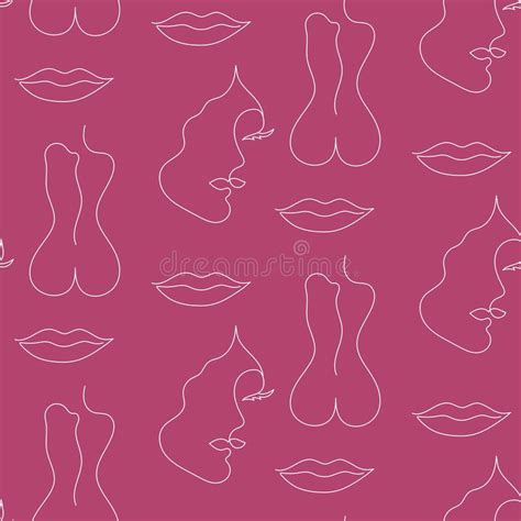 Female Body Art Pattern Line Stock Illustrations – 1 419 Female Body