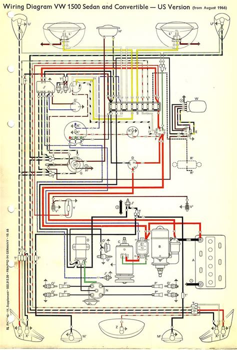 volkswagen beetle wiring diagram