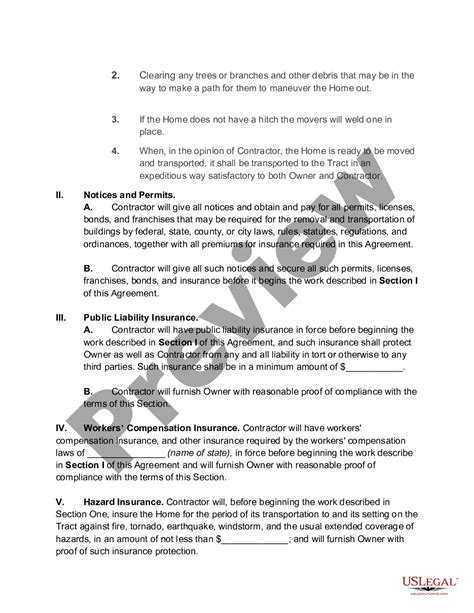 agreement  set mobile home   location part home owner  legal forms