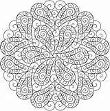 Coloring Pages Mindfulness Mandala Getdrawings sketch template