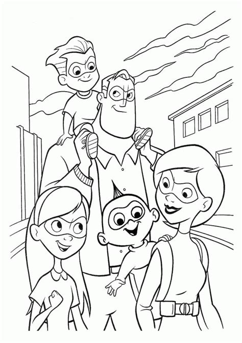 coloring pages  incredibles