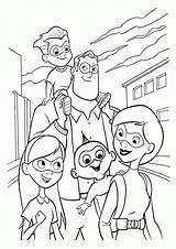 Incredibles Coloring Pages Jack Incredible Colouring Animated Book Print Kids Sheet Family sketch template