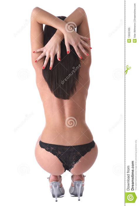 girl posing back stock image image of women shirtless