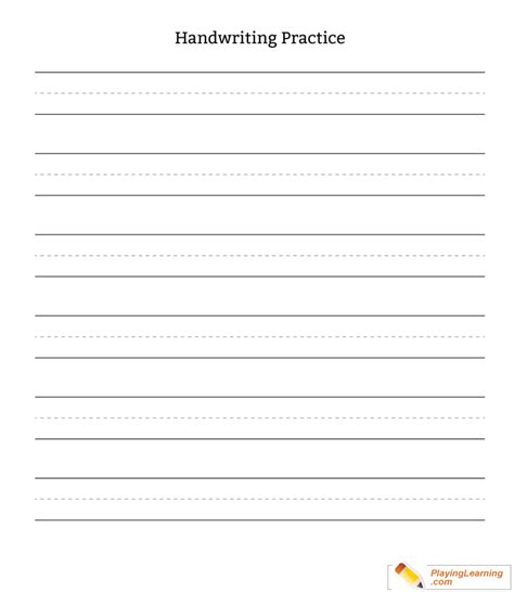 cursive handwriting practice blank worksheet  cursive handwriting