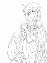 Ia Lineart Vocaloid Anime Deviantart sketch template