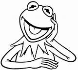Kermit Frog Coloring Pages Drawing Laughing Outline Simple Printable Face Minion Clipartmag Getdrawings Piggy Print Kids Color Sky Getcolorings sketch template