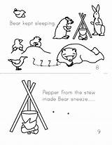 Coloring Snores Bear Popular Coloringhome sketch template