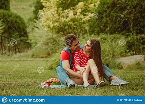 Beautiful Young Couple In Love Decided To Have A Romantic