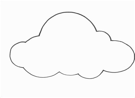 printable cloud template