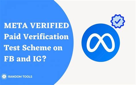 meta introducing  meta verified paid verification test scheme