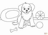 Puppy sketch template