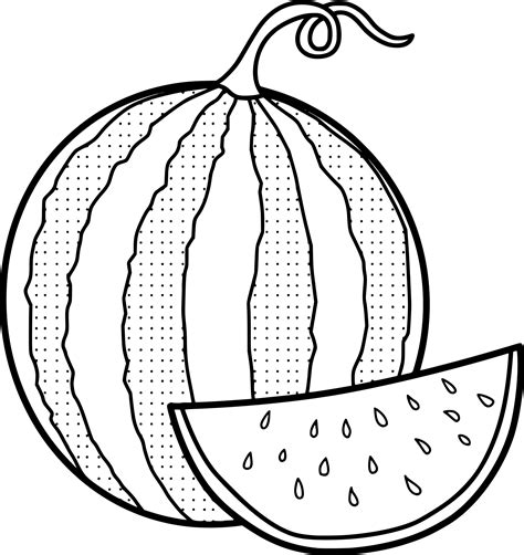 watermelon coloring pages  coloring pages  kids