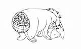 Easter Coloring Pages Eeyore Pooh Winnie Printable Colouring Cute Egg Print Kids Bunny Eggs Decorating Disney Friends Coming Near Click sketch template