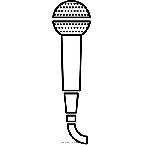 microphone coloring pages set coloring pages