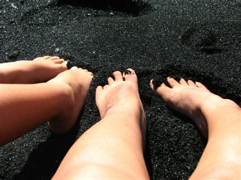 Punalu U Black Sand Beach Hawaii