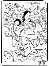 Gauguin Painter Coloring Pages Sorts sketch template