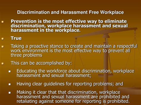 ppt discrimination and harassment free workplace powerpoint
