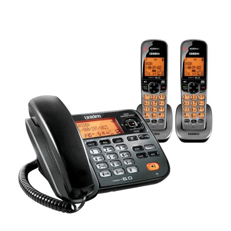 uniden dect  cordedcordless phone   handsets  digital answering system