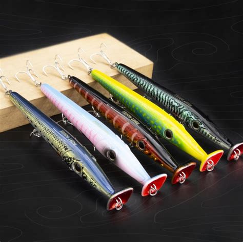 hunthouse new popper 150mm long cast pencil topwater floating bait for