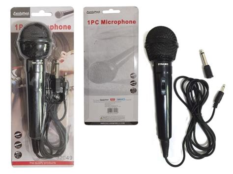 wholesale microphone  mm plug black sku  dollardays