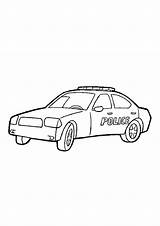 Politieauto Politie Hulpdiensten Mooi Kleuren Printen sketch template