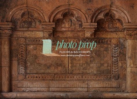 antique ornate wall cement ancient photography backdrop