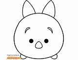 Tsum Piglet Coloring Disney Pages Disneyclips Pooh Winnie Minnie Tigger Mickey Printable Mouse Goofy Funstuff sketch template