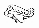 Clipart Easy Airplane Drawing Cliparts Clip Drawings Aeroplane Draw Library Link sketch template