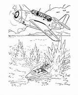 Coloring Pages Torpedo Army Bomber Military Navy Forces Drawing Ww2 Air Force Armed Printable Soldiers Veterans Colouring War Color Soldier sketch template