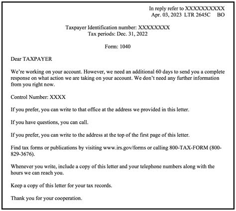 write  letter   irs sample livewell