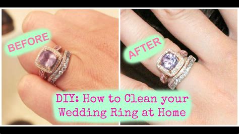 diy   clean  wedding ring  home youtube