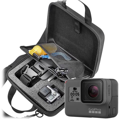 buy gopro gopro hero black  action camera  dynex advanced accessory kit