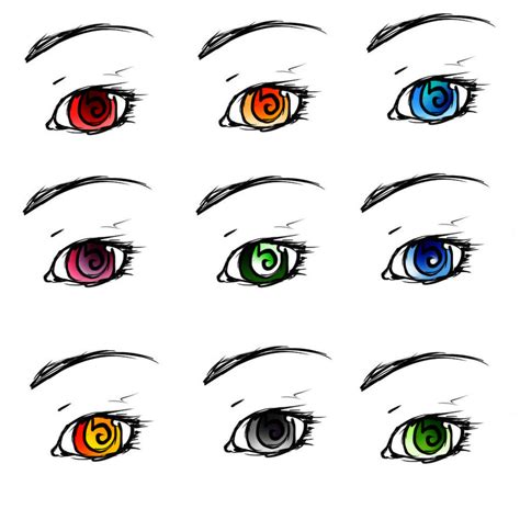eye template coloured  alexfan  deviantart