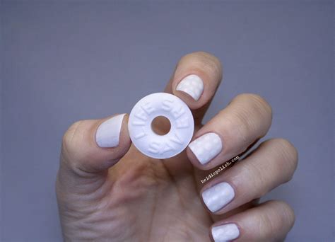 saver candy white nails  opi alpine snow  matte top cost