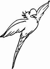 Cockatoo Coloring Supercoloring Flying sketch template